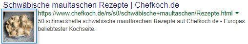 Rich Snippet Rezept